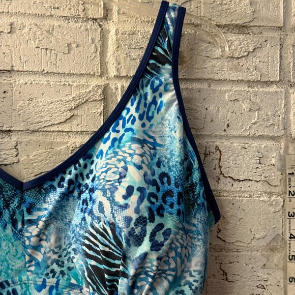 Your Best Look Plus Size Tankini & Swim Skirt Set | Size 20W/18W | Adjustable St - Picture 8 of 16